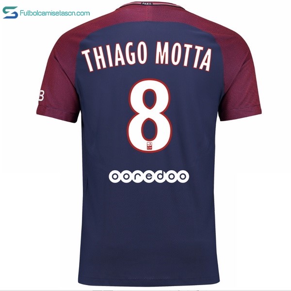 Camiseta Paris Saint Germain 1ª Thiago Motta 2017/18